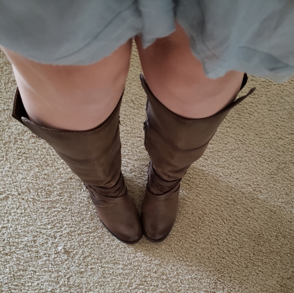 Freebird cabel tall boots sz8 - Picture 11 of 12